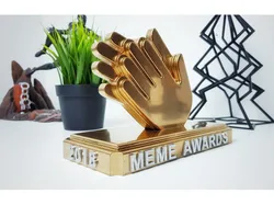 Meme awards trophy for pewdiepie video