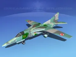 Mig-27 Flogger LP Poland Low-poly 3D model