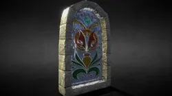Old Lead Glass Window