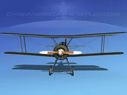 Sopwith Pup Fighter 3D model