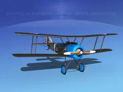 Sopwith Pup Fighter 3D model