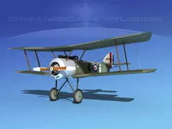 Sopwith Pup Fighter 3D model