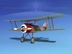 Sopwith Pup Fighter 3D model