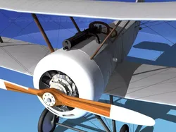 Sopwith Pup Fighter Unmarked 3D model