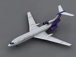 Tu 154m 3D model