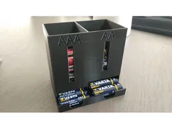 Battery dispenser dual : AAA & AA