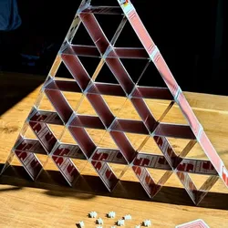 Card house stacking cheat inserts