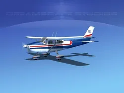 Cessna 182 Skylane V04 3D model