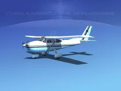 Cessna 182 Skylane V15 3D model