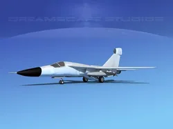 General Dynamics EF-111 Raven Bare Metal 3D model