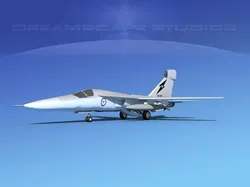 General Dynamics EF-111 Raven V05 RAAF 3D model