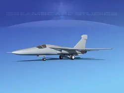 General Dynamics EF-111 Raven VBM 3D model