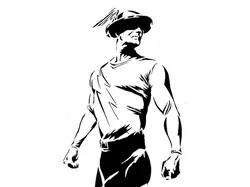 Golden Age flash stencil