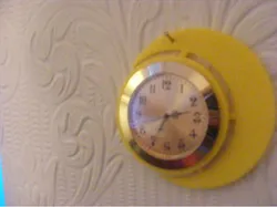 moon wall clock