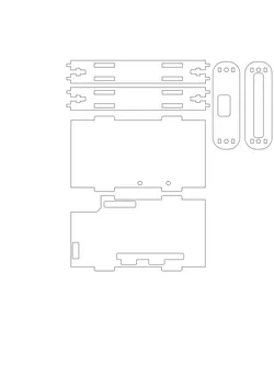 Open Bench Logic Sniffer Case w/ cutouts