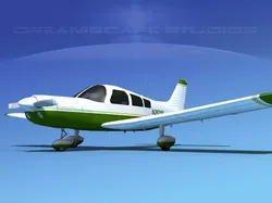 Piper PA-28-235 Cherokee  V05 3D model