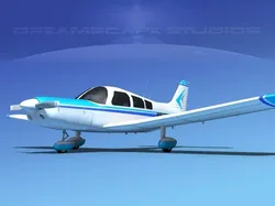 Piper PA-28-235 Cherokee  V11 3D model