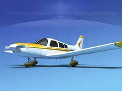 Piper PA-28-235 Cherokee  V13 3D model