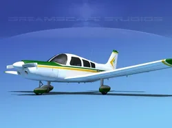 Piper PA-28-235 Cherokee  V14 3D model
