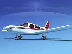 Piper PA-28-235 Cherokee  V17 3D model
