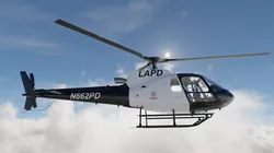 Police Helicopter Low-poly 3D model