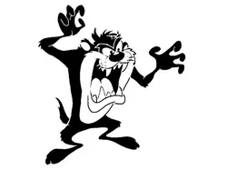 Tasmanian Devil stencil