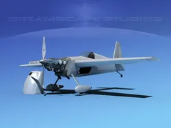 Zivko Edge 540 Bare Metal 3D model