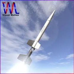 Aerobee 100 Rocket 3D model