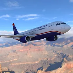 Airbus A-320 Low-poly 3D model