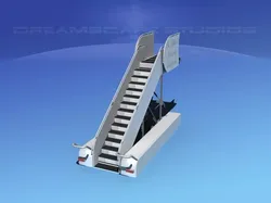 Airport Stairs 2 3D model