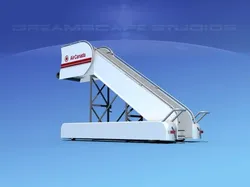 Airport stairs Air Canada 3D model