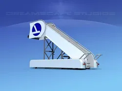 Airport Stairs Eastern 2 3D model