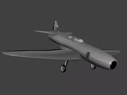 Caproni Campini N 1 Low-poly 3D model