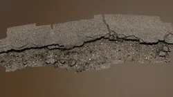 Cracked Road Edge Scan