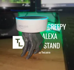 Creepy Alexa stand (Alexa Sphinx)