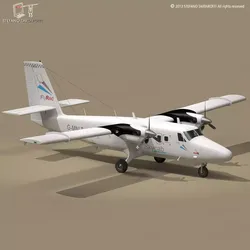 DHC6 Twin Otter 3D model