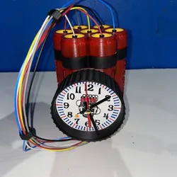 Dynamite storage Clock - supports free