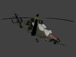 Eurocopter Tiger Low-poly 3D model