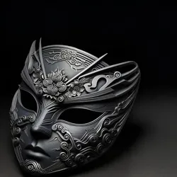 Japanese Inspired Ornamental Face Cover