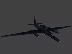 Lockheed U 2 Low-poly 3D model