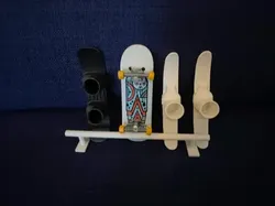Low rail for fingerskis/snowboard/skateboard - Free 3D Print Model