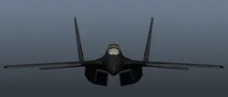 Military Airplane Low-poly 3D model