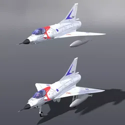Mirage IIIC 3D model