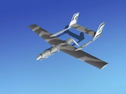 Mohajer 3 Drone V01 3D model