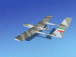 Mohajer 3 Drone V03 3D model