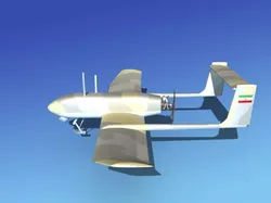 Mohajer 4 Drone V01 3D model