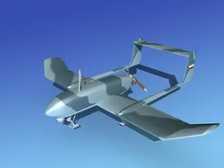 Mohajer 4 Drone V04 3D model
