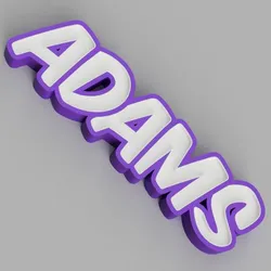 NAMELED ADAMS- LED LAMP WITH NAME