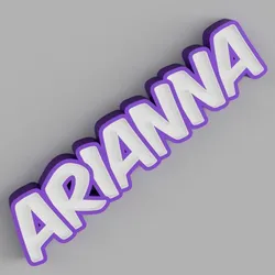 NAMELED ARIANNA- LED LAMP WITH NAME