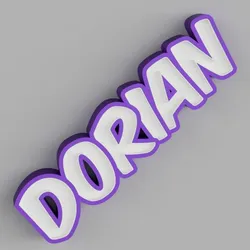 NAMELED DORIAN- LED LAMP WITH NAME